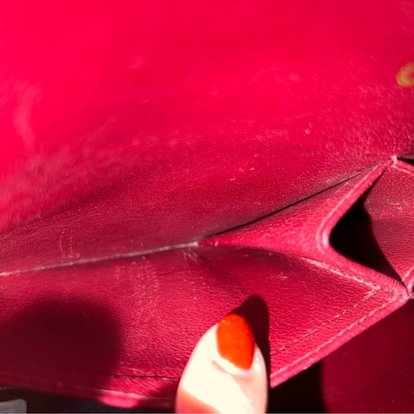 Vintage CHANEL double flap Lambskin purse - Picture 8 of 11